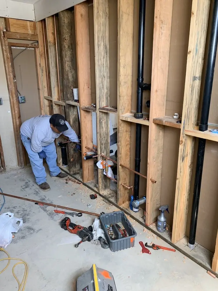 Commercial rough-in plumbing for Water Heater Replacement in Twin Lakes